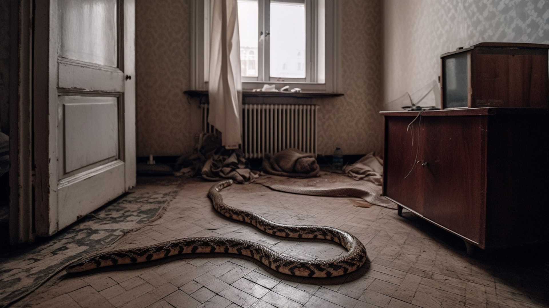 Змея заползла в дом к жителям Приморья