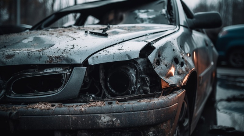 «Белку ловил?»: автомобилист породнил машину с деревом во Владивостоке