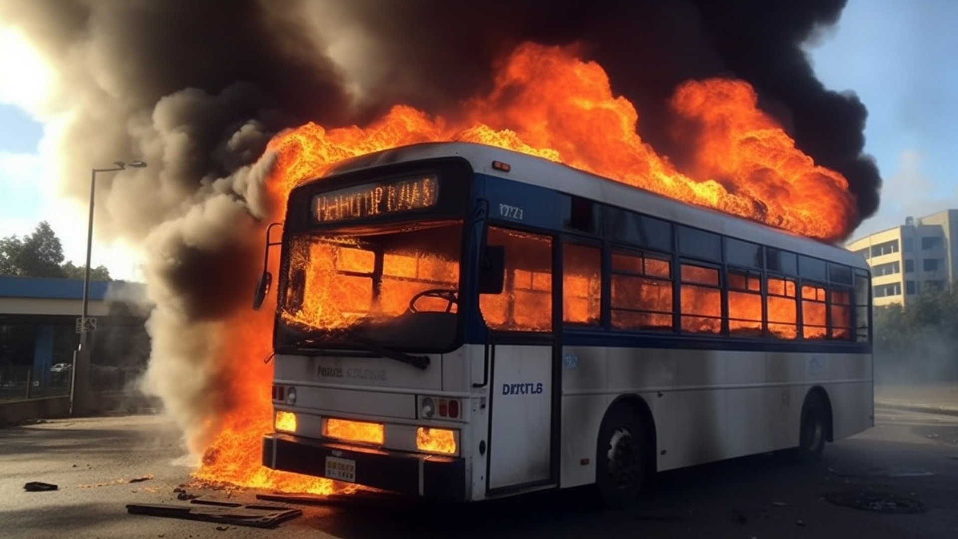 Настоящий хаос: жесткое ДТП с возгоранием произошло во Владивостоке