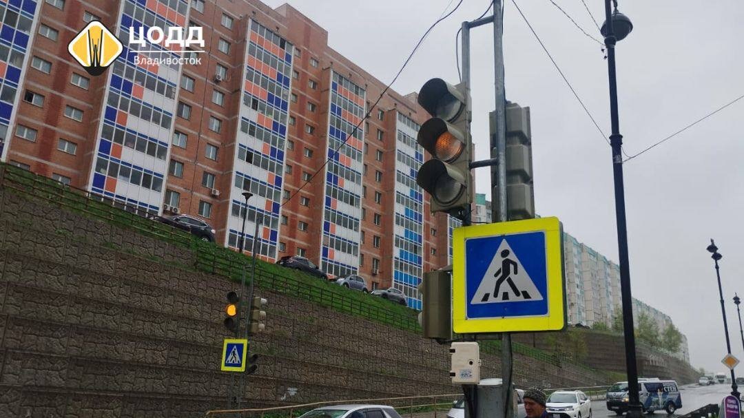 Несколько светофоров перестали работать из-за отключения света во Владивостоке
