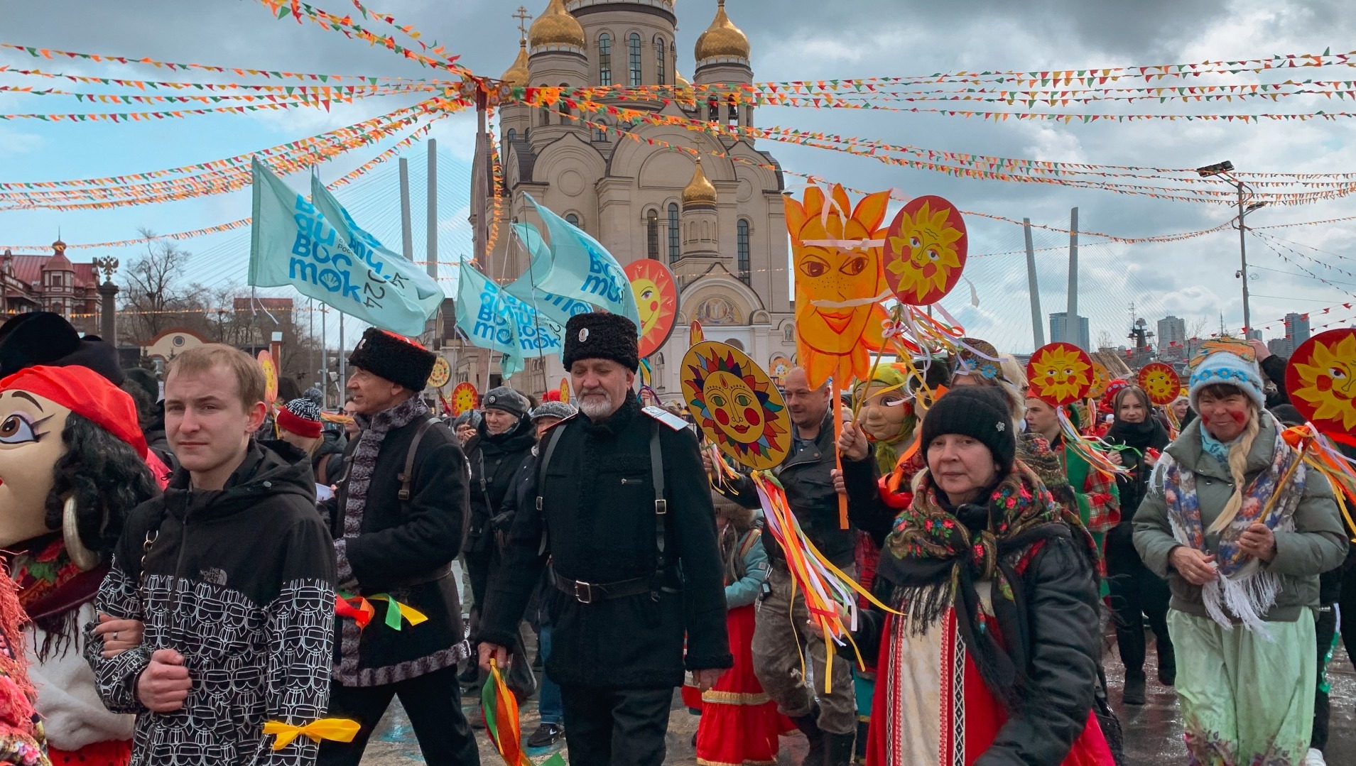 Посад и кузнечная свадьба: как прошли масленичные гуляния во Владивостоке