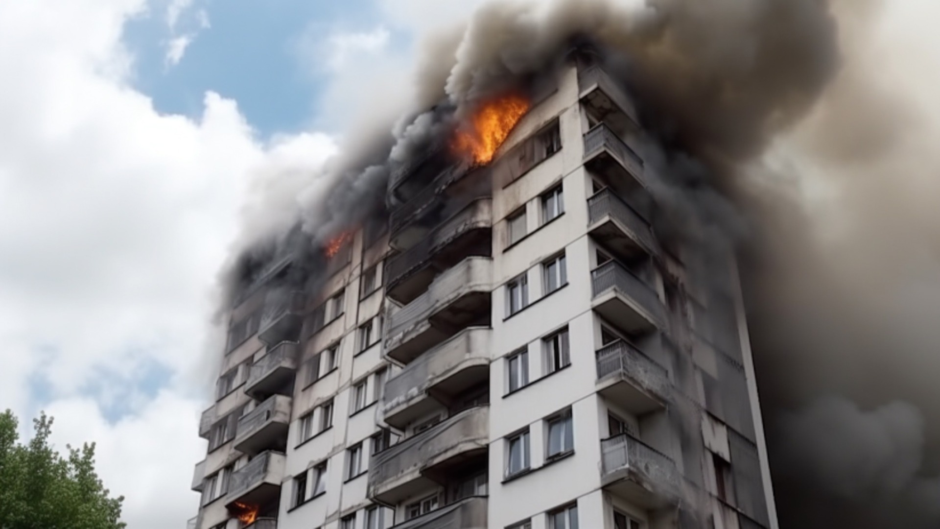 Серьезное возгорание заметили в районе Чуркина во Владивостоке
