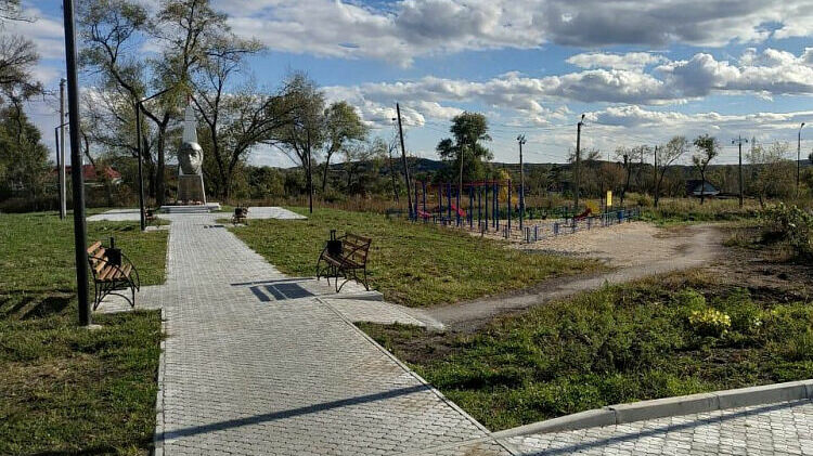 Новый парк появился в одном из райцентров Приморья