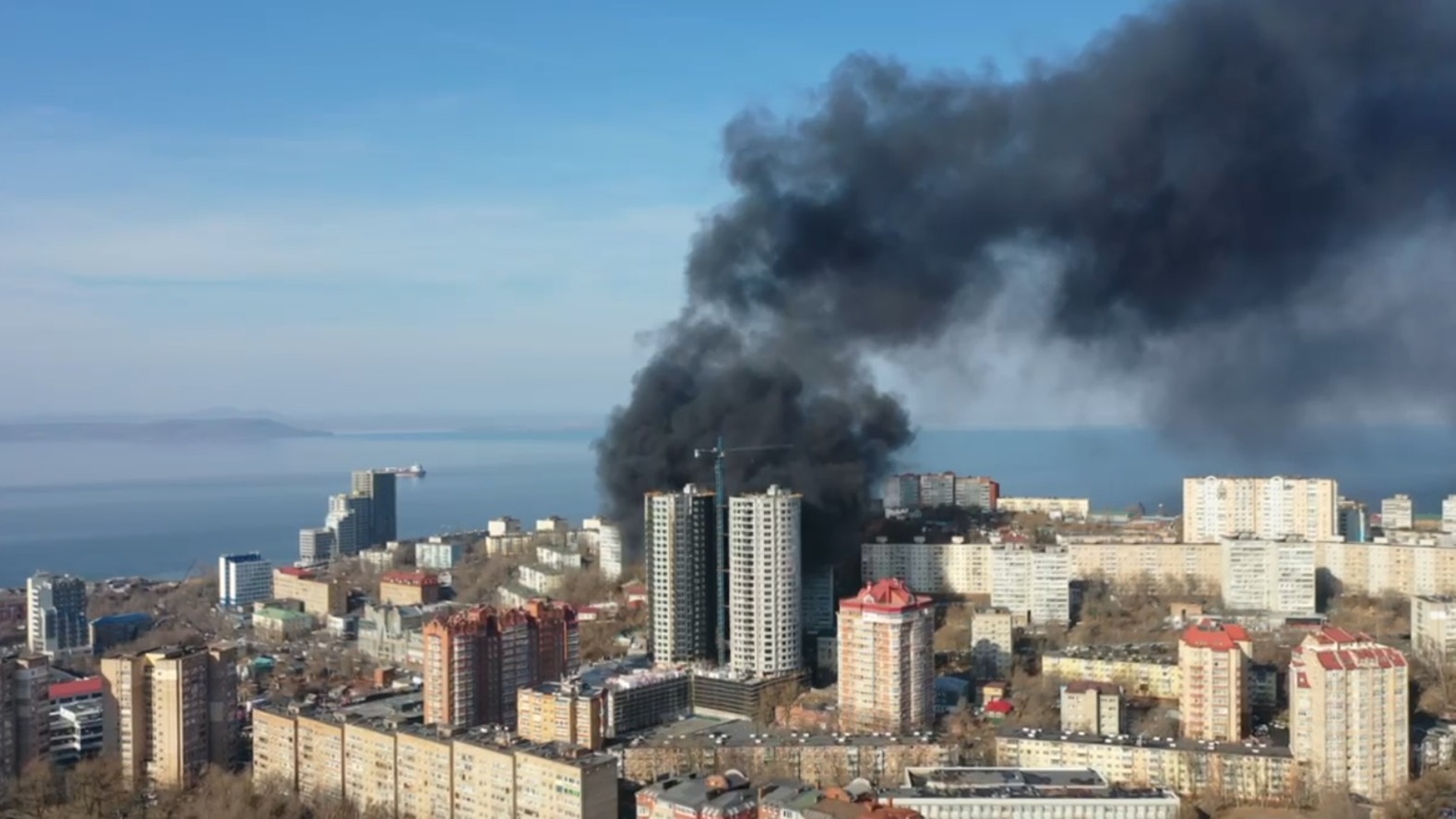 Пожар у «Башен Близнецов» во Владивостоке — новые данные МЧС