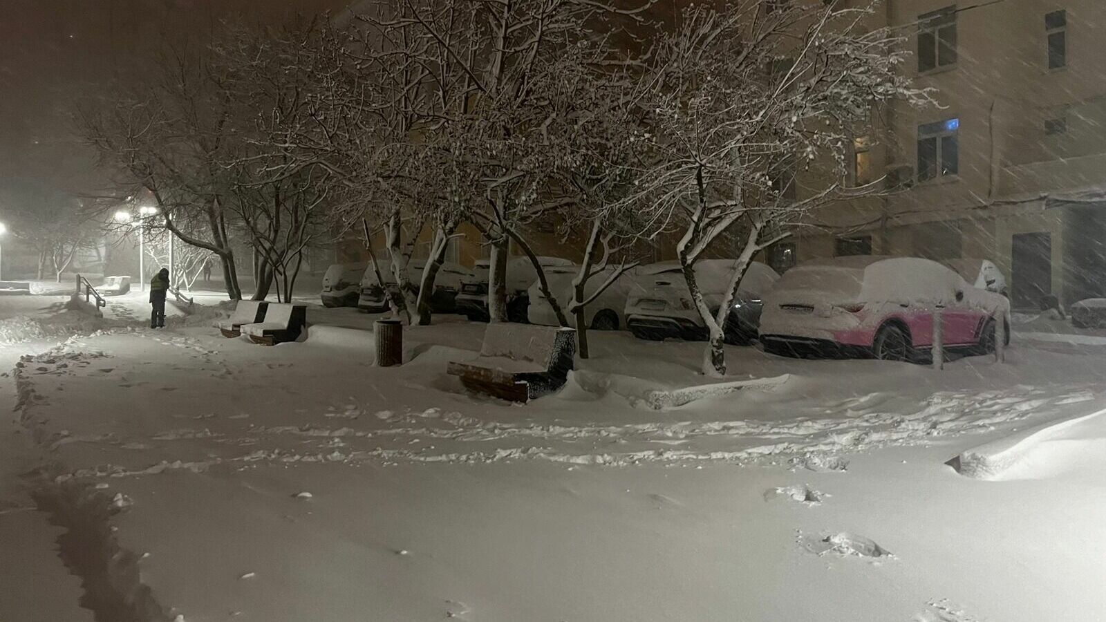 Снежная буря — без электричества остался целый район в Приморье