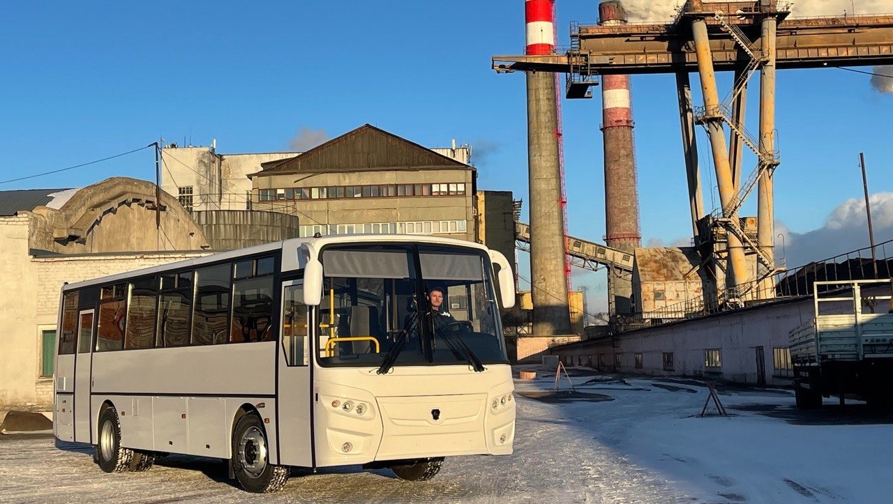 Новый автобус будет доставлять персонал Улан-Удэнской ТЭЦ-2 к месту работы