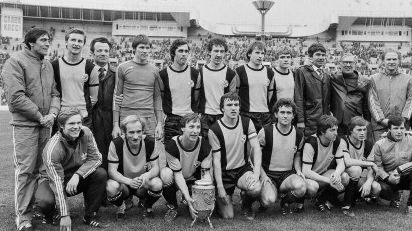После триумфа в Кубке СССР 1983 года футболисты «Шахтера» успели на парад Победы в родном городе, ТАСС, Игорь Уткин