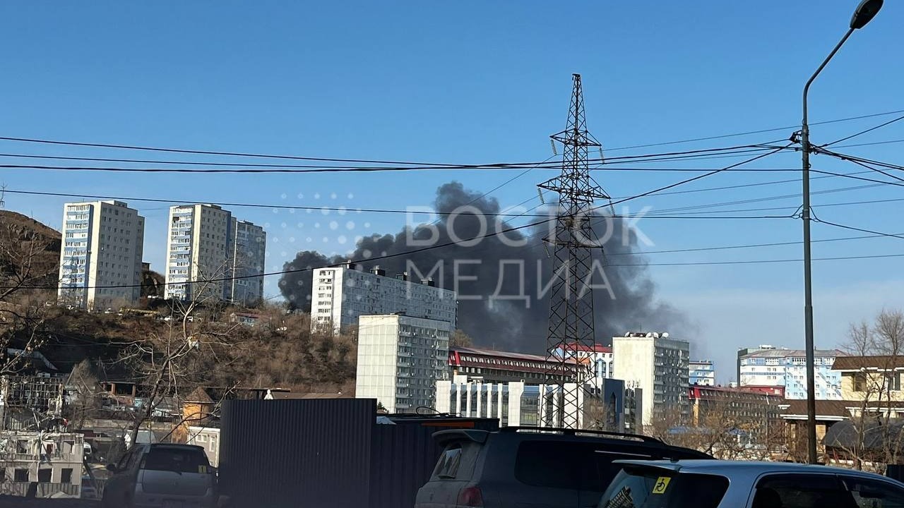 Элитный ЖК горит во Владивостоке