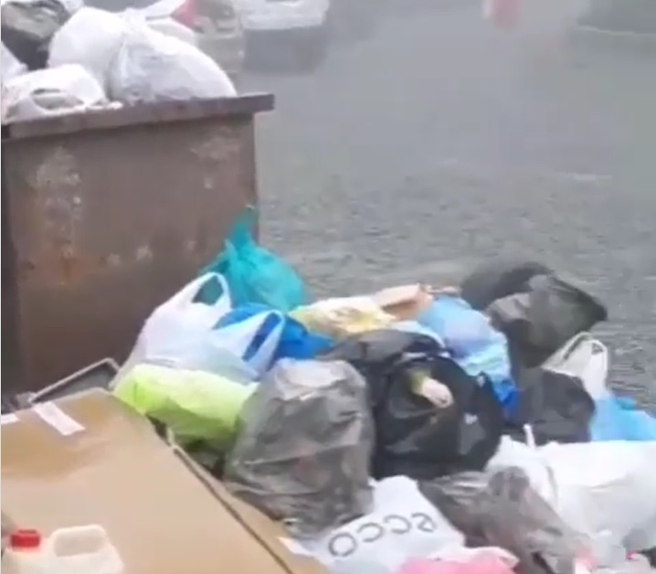 Мусорный коллапс: жители Владивостока не могут выйти со двора из-за груды отходов