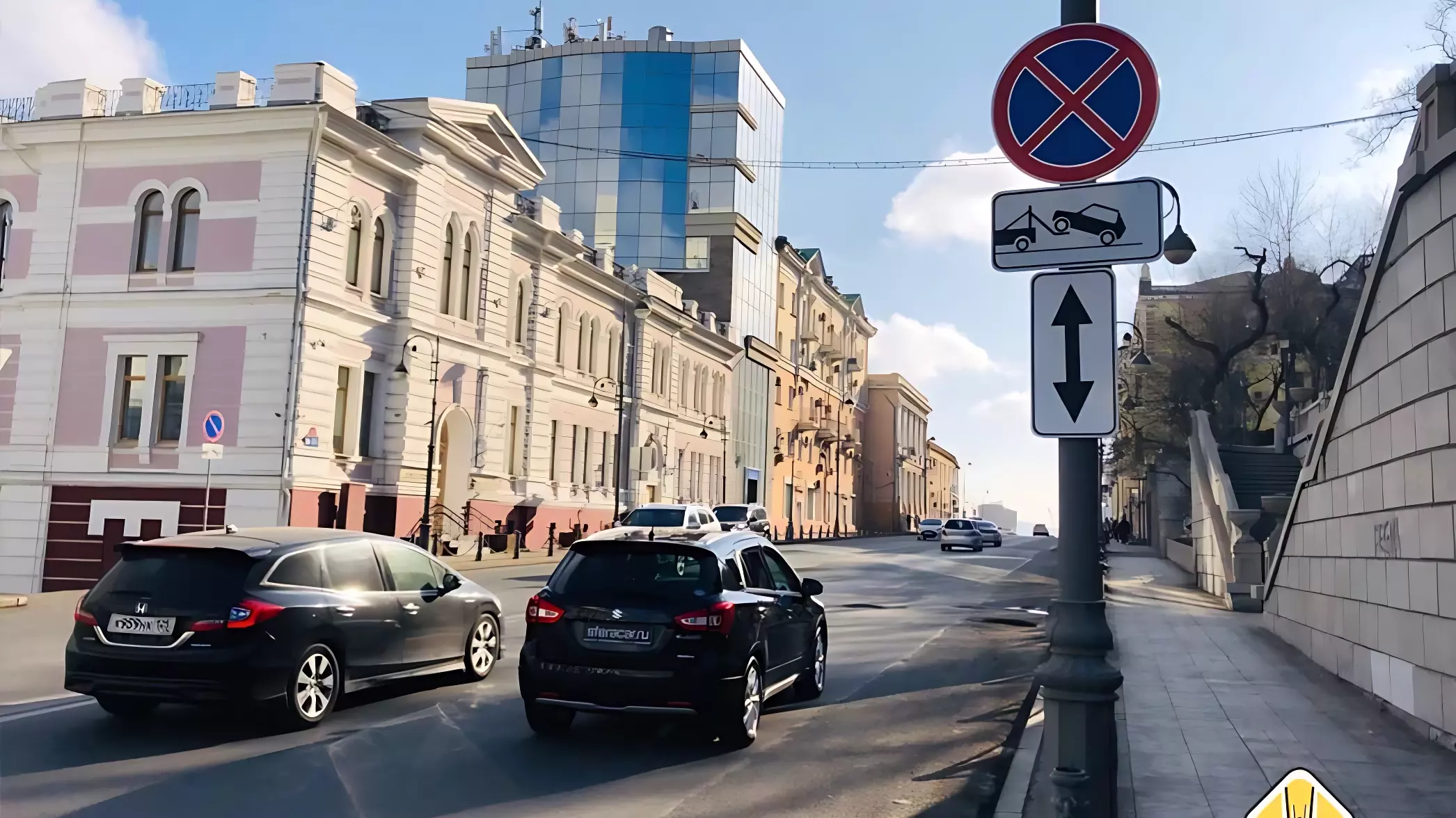 Во Владивостоке запретили остановку авто от музея Арсеньева до 1-й Морской