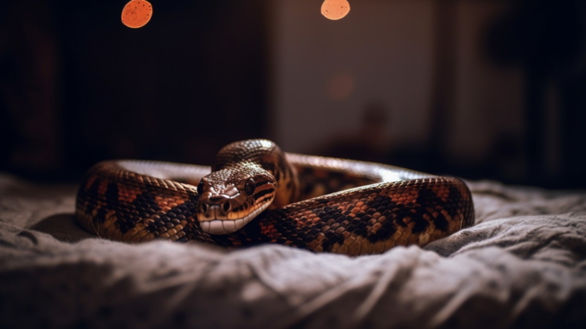 Замерзшая от ноябрьских холодов змея забралась в частный дом в Приморье