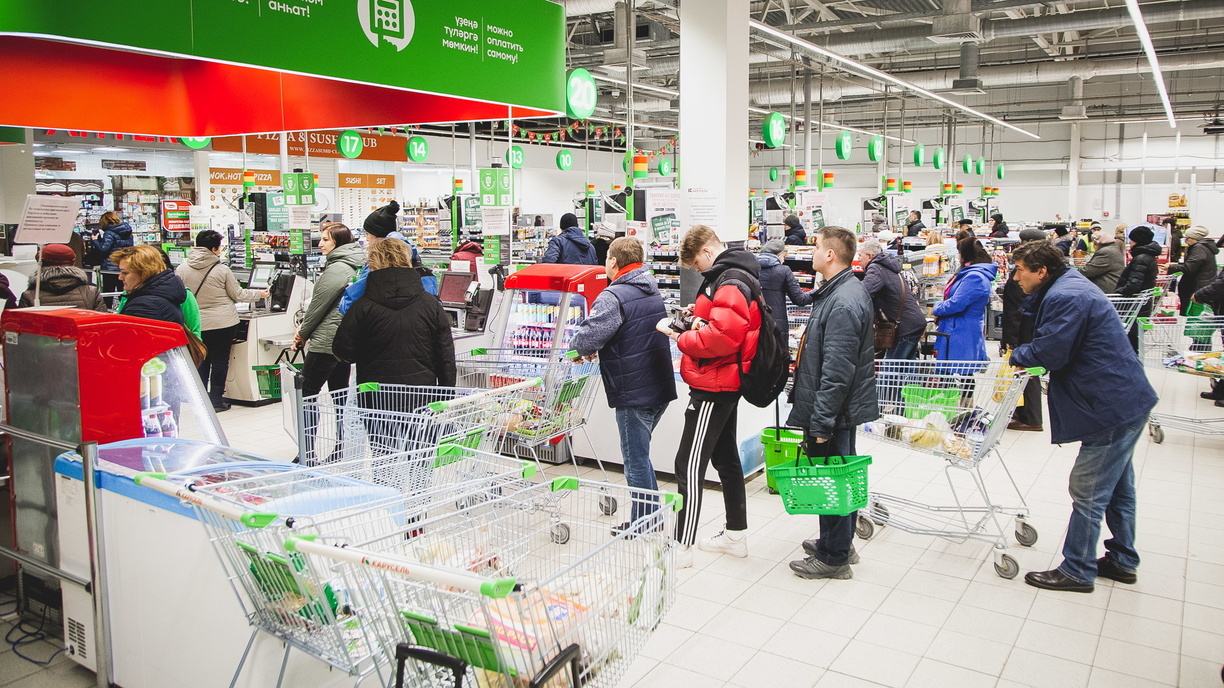 В магазинах Хабаровска нет дефицита продуктов