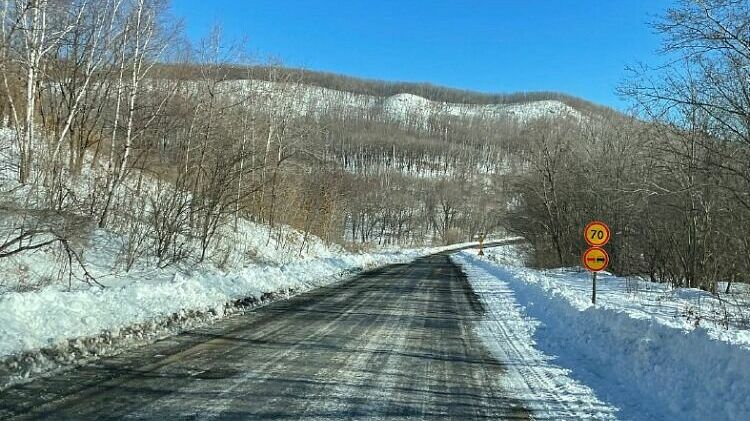 Олег Кожемяко лично проверил состояние дорог в пострадавших от снега районах Приморья