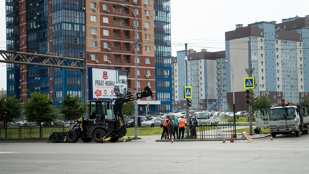 В Хабаровске обезопасили остановку общественного транспорта