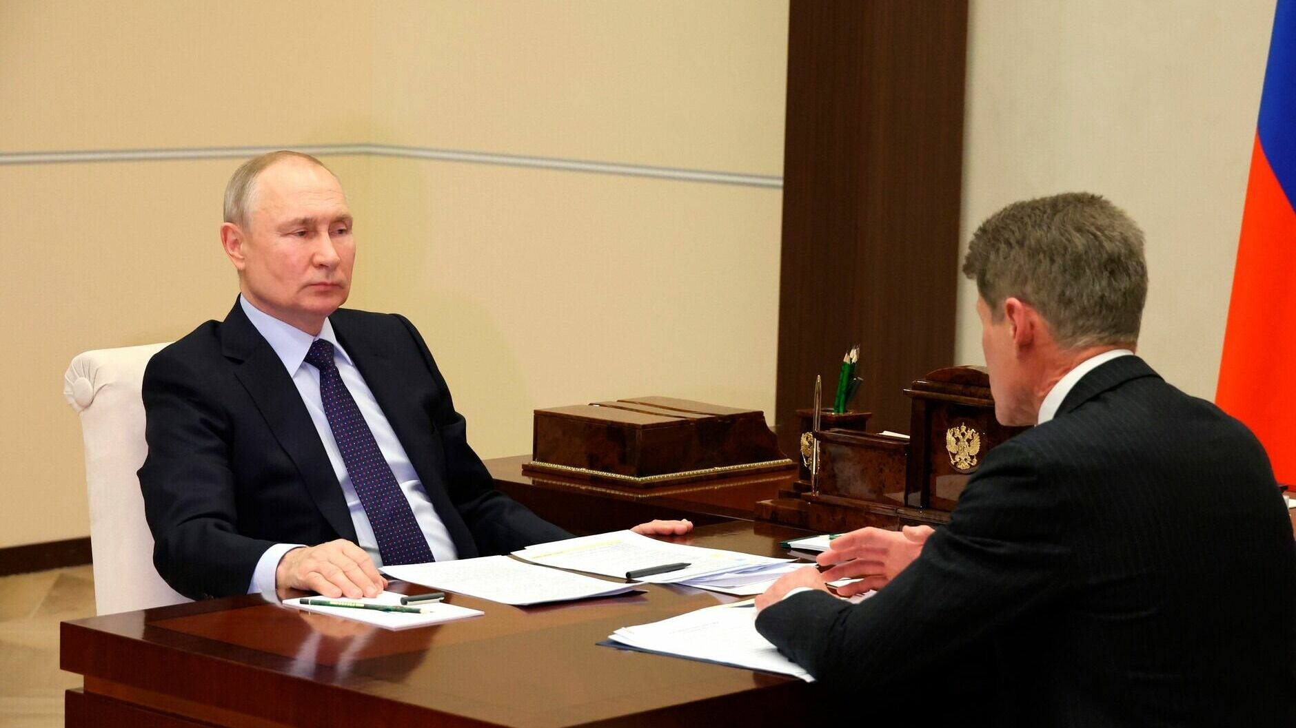 Путин оценил положительную динамику развития Приморья на встрече с Кожемяко