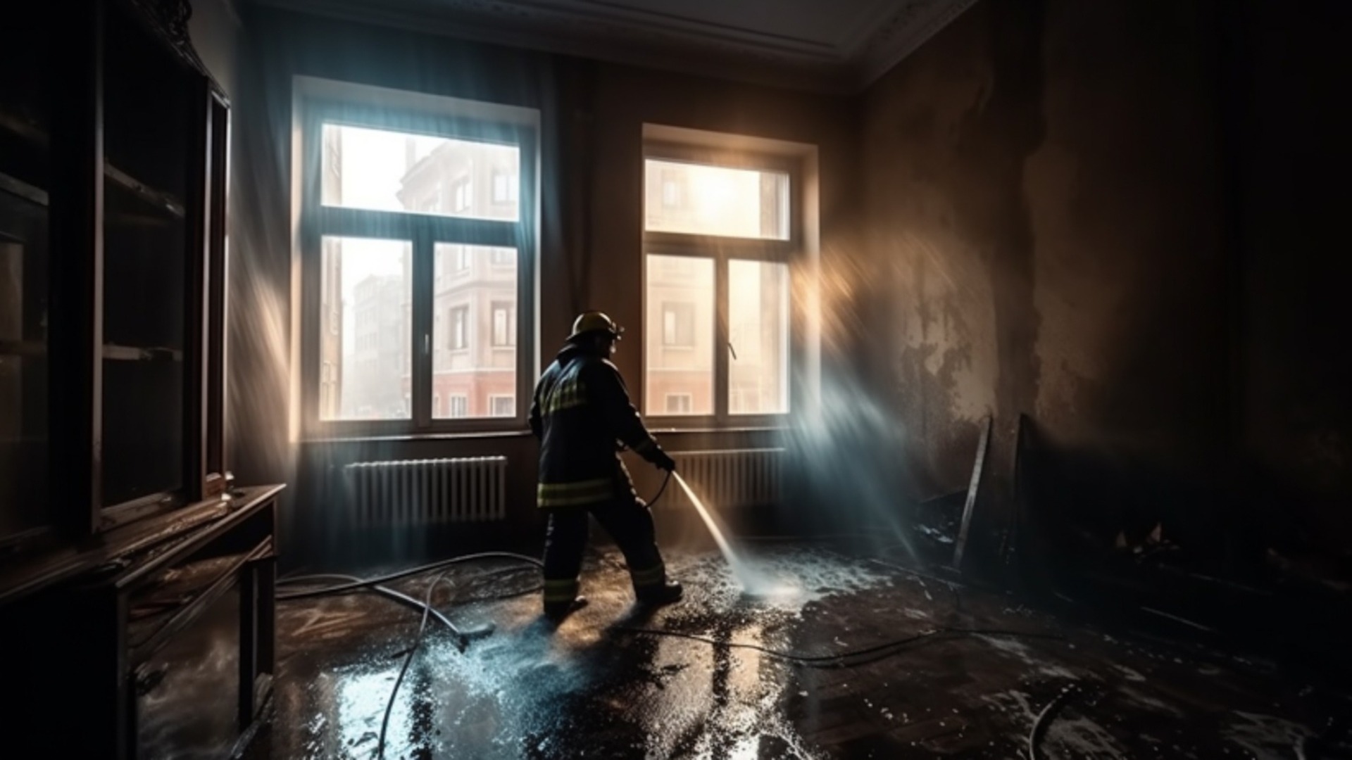Из горевшей квартиры во Владивостоке вынесли двоих
