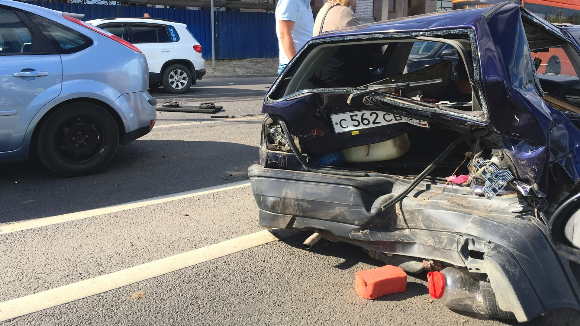 На одном из загруженных перекрестков Владивостока произошла авария