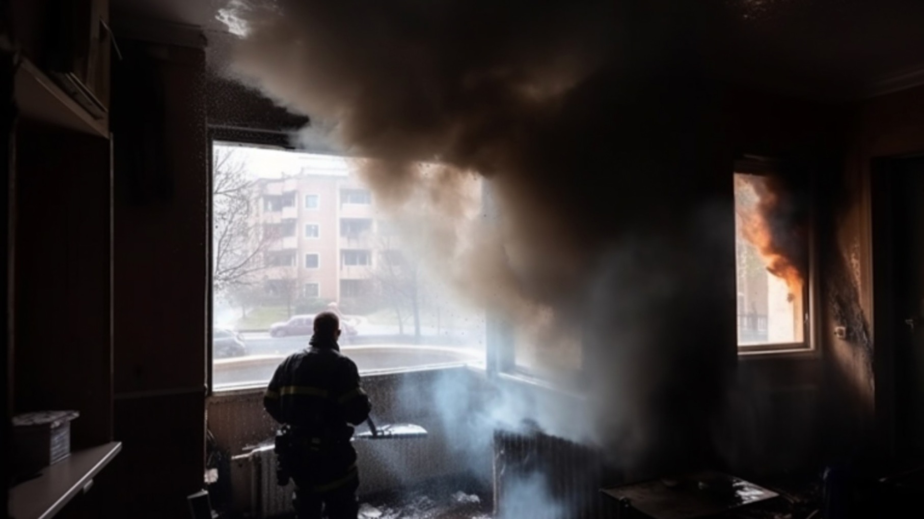 Огнеборцы спасли 13 человек на крупном пожаре в Приморье