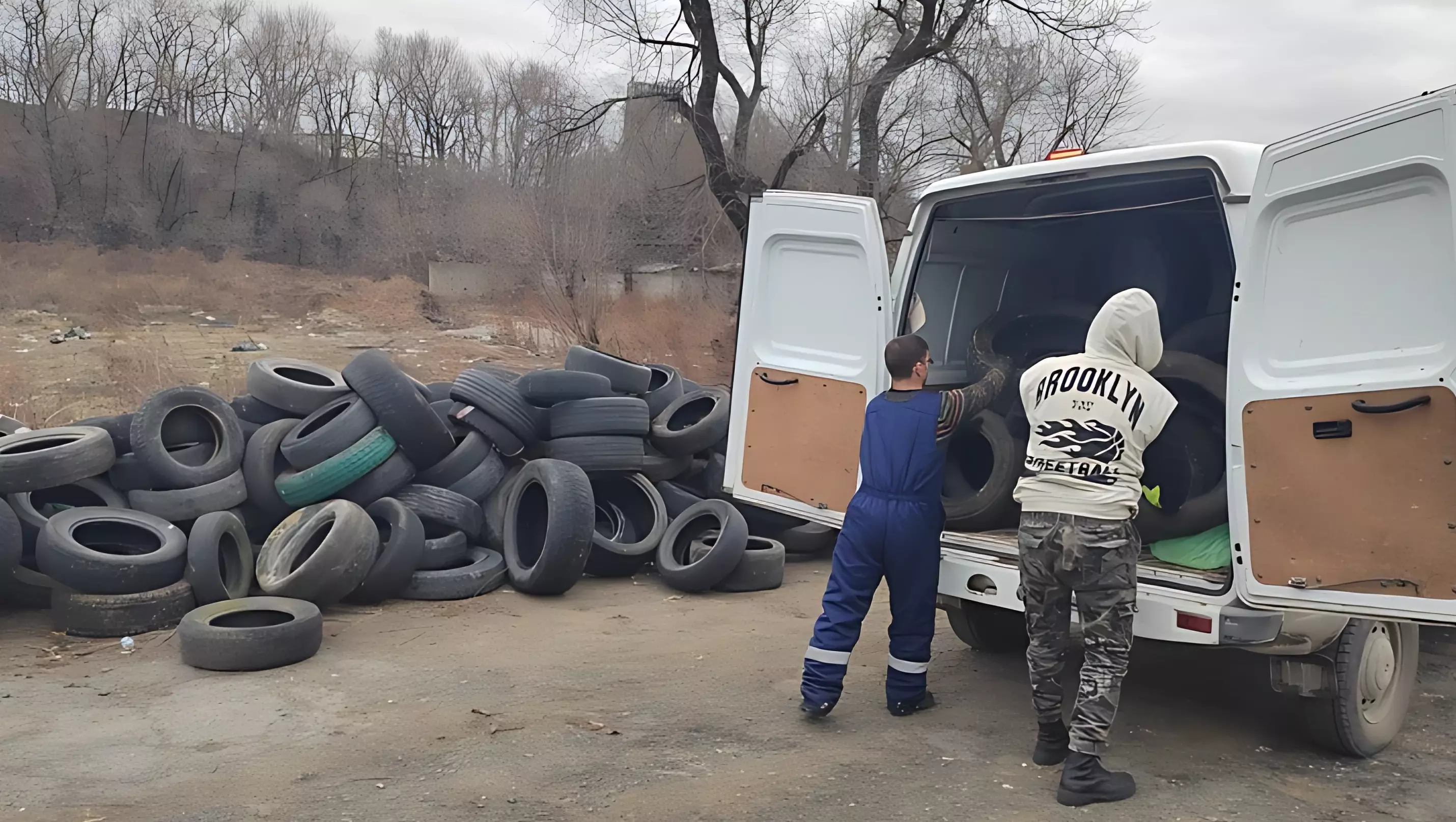 Более двухсот тысяч шин вывезли с улиц Владивостока в этом году
